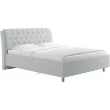 Кровать Сонум Olivia 160x200 (тедди пепельный)
