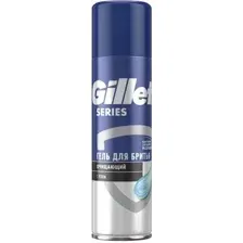 Гель для бритья Gillette TGS Sensitive очищающая с углем (200мл)