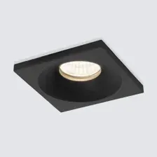 Светильник встраиваемый  3W BK черный 15271/LED