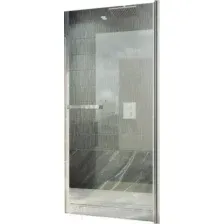 Душевая дверь MaybahGlass 80x198 / MGD-447-5 (бесцветное стекло/хром матовый)