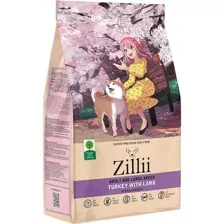 Корм для собак Zillii Adult Dog Large Breed, индейка с ягненком, 15 кг