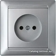 Розетка Bylectrica Стиль РС16-305 (серебристый)