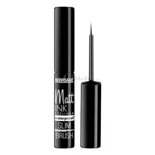Подводка для глаз LUXVISAGE Matt ink waterproof, тон черный, 4 г