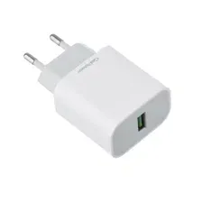 Сетевое зарядное устройство 1USB 18W QC3.0 (белый) GoPower GPQC07 00-00022767