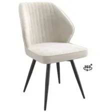 Стул МамаДома Michael-R1 360, b03 cream lux\черный