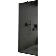 Душевая стенка MaybahGlass 109x195 MGD-682-6у (графитовое матовое стекло/черный)