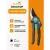 Секатор плоскостной PLANTIC Light L64 (25264-01)