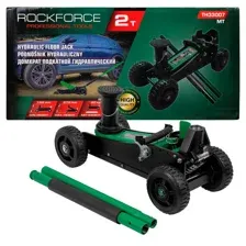 RockFORCE - Домкрат подкатной гидравлический 2т (h min 155мм, h max 575мм) / RF-TH33007 MT