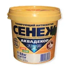 Антисептик тонирующий Аквадекор Сенеж 102-Х2 бесцветный, 0,9кг