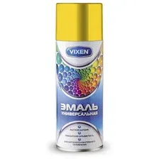 Эмаль автомобильная Vixen RAL 1018 / VX-11018 (520мл, желтый)