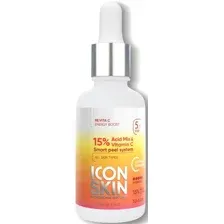  Icon Skin Пилинг для лица с витамином С с 15% комплексом кислот Для сияния и осветления кожи 30 мл