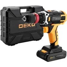 Дрель-шуруповерт Deko DKCD20FU-Li SET 3, 063-4177