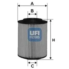 Фильтр масляный UFI 25.213.00