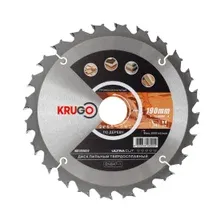 Диск пильный Krugo 190*30 мм, 24Т