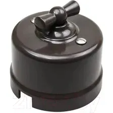 Выключатель Bironi B1-201-22 (коричневый)