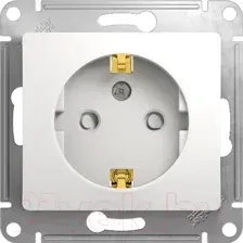 Розетка Systeme (Schneider) Electric Glossa GSL000145 (белый)