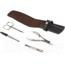 Набор для маникюра Dewal 901BROWN  (коричневый)