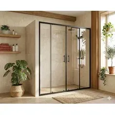 Душевая дверь MaybahGlass 195x200 MGD-1835-6 (прозрачное стекло/черный)