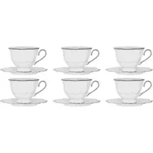 Набор чашек Lenardi Magnolia Silver 205-589 (12пр)