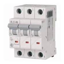 Выключатель автоматический HL-C10/3, 3P, 10A, хар-ка C, 4.5kA, 3M Eaton