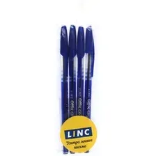 Набор шариковых ручек LINC Offix 1500FW/blue/4 (синий)