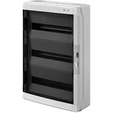 Бокс пластиковый Elektro-Plast GALANT 3x18M, N/PE 6x 10x16+10x10mm2, дымчатая пласт. дверь, светло-серый RAL7035, 638x432x160mm, IP65