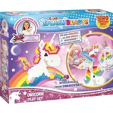 Аквамозаика Craze Splash Beadys, Единорог с кристаллами, 58467