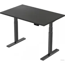 Стол с регулировкой высоты Smartstol Slim 160x80x1.8 (черный/венге 138)