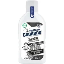 Ополаскиватель для полости рта Pasta del Capitano Carbone Activated Vegetable Charcoal (400мл)