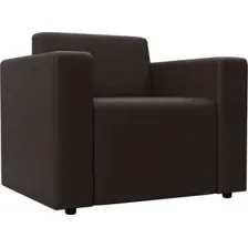 Кресло мягкое Лига Диванов Лига-093 / 132466 (экокожа коричневый)