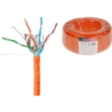 Кабель витая пара ЮПИТЕР F/UTP Cat5E 4х2х24AWG CCA в ПВХ оболочке 50 м 