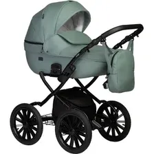 Универсальная коляска Indigo Mio ECO Plus 14" (2 в 1, 03/шалфей кожа)