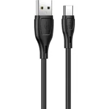 Кабель Hoco X61 USB Type-A - USB Type-C (1 м, черный)