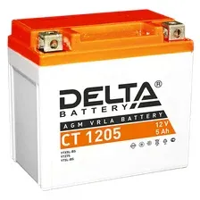 Мотоциклетный аккумулятор Delta CT 1205 (5 А·ч)