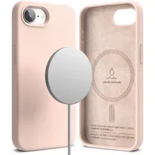 Чехол-накладка Ringke Silicone Magnetic для iPhone 17e/16e (Pink Sand)