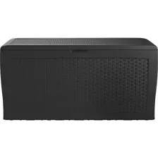 Сундук уличный Keter Samoa Rattan Box, 246963, графит, 270 л