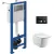 Унитаз подвесной Creavit Elegant EG321-11CB00E-0000 (KC1103.01.0000E + S-IN-MZ-VECTOR + P-BU-MOV/Blg/Gl)