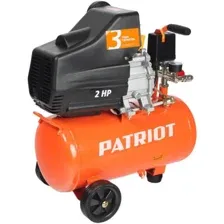 Воздушный компрессор Patriot Euro 24-240K, 525306366 + набор пневмоинструмента KIT 5В