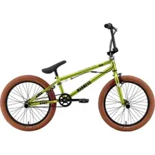 Велосипед Stark Madness BMX 2 2025 (ярко-зеленый/черный/песочный)