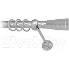 Карниз для штор Lm Decor Византия 066 1р витой 25мм (сатин, 1.6м)