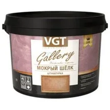 Штукатурка акриловая фактурная VGT Мокрый шелк Lux 1 кг