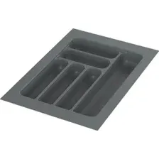 Лоток для столовых приборов Starax S-2283-G (серый)
