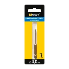 Сверло по стеклу и керамике GRAFF 4х74мм