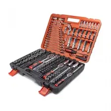 FORCEKRAFT FK-38841New 1/4''3/8''1/2'' Набор инструментов 216пр. (6гр.)(4-32мм)