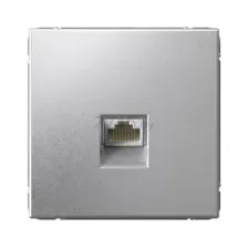 Розетка компьютерная RJ-45 SYSTEME ELECTRIC ArtGallery алюминий (GAL000386)