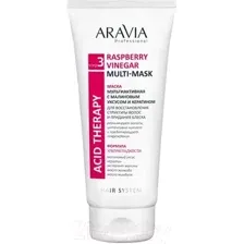 Маска для волос Aravia Professional Raspberry Vinegar С малиновым уксусом и кератином (200мл)
