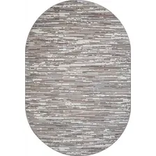 Ковер для жилой комнаты Merinos Sierra F352-OVAL-CREAM-BLUE (1x2)