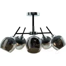 Люстра Aitin-Pro НПБ 02-5x60-105 / S5138/5 (хром/черный)