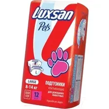 Подгузники для животных Luxsan Premium L 8-14 кг (12шт)