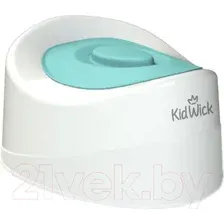 Детский горшок Kidwick Мини / KW010102 (белый/бирюзовый)